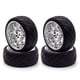 thumbnail image 1 of Neumáticos, RC Drift Tires RC Racing Car Neumáticos 4pcs Reemplazos para 1/10 HSP94123 94122 D5 yoko Abody tipo B, 1 of 7