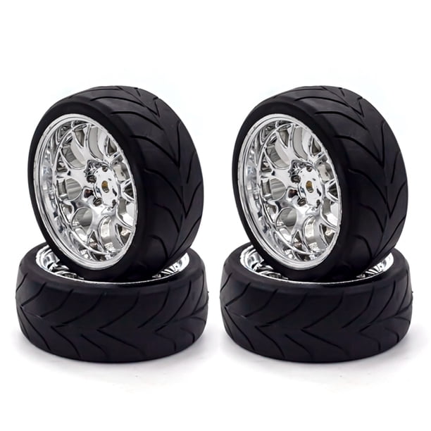Neumáticos, RC Drift Tires RC Racing Car Neumáticos 4pcs Reemplazos para 1/10 HSP94123 94122 D5 yoko Abody tipo B