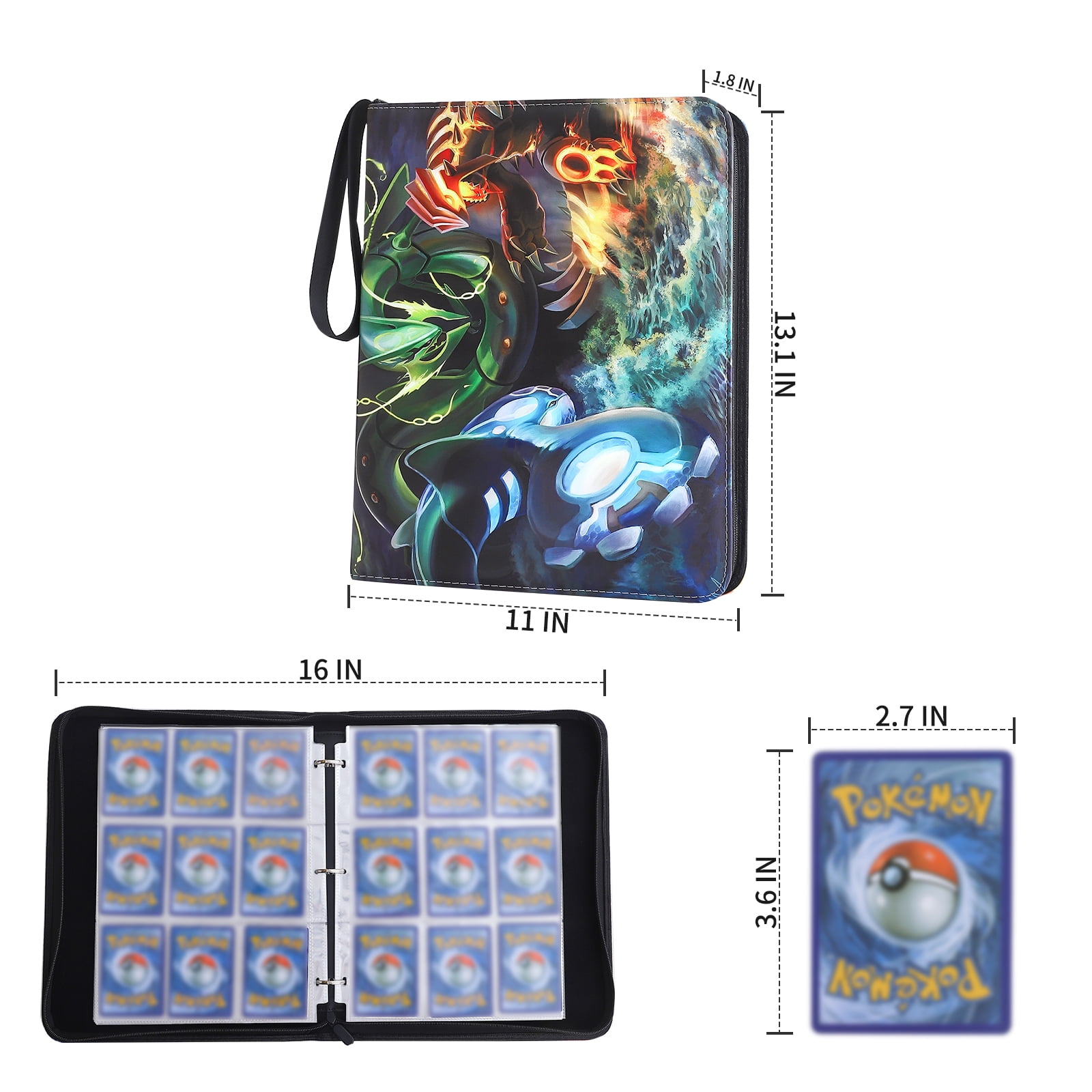 Cenxaki Card Binder, 900 Pocket Trading Card Storage, 9-Pocket