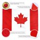 thumbnail image 5 of Bandera XIFAN, Canadá, Canadá, nailon bordado 210D, 3 x 5 pies, 5 of 7
