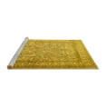 thumbnail image 2 of Ahgly Company Machine Washable Indoor Rectangle Persian Yellow Traditional Area Rugs, 2' x 3', 2 of 4