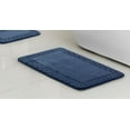 Mainstays 3Piece Memory Foam Bathroom Rug Set, Blue