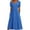 AG1127# Blue, variant on ZXLBBD Dresses for Women Fashion Solid Color Short Long Sleeve Dress with Pockets Casual Party Gown Evening Wedding Loose Fit Daily Wear