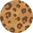 thumbnail image 1 of Ahgly Tapis Rond Lavable en Machine Intérieur Transitionnel Acajou Brun, 4 Pieds Rond, 1 of 7