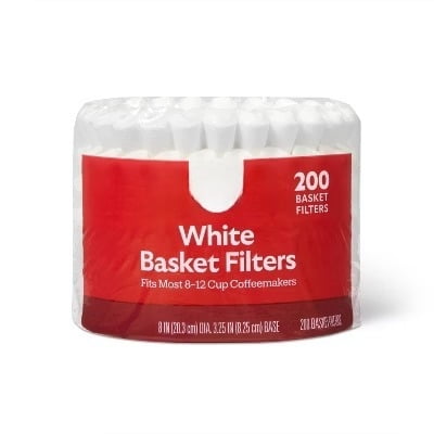 White Coffee Filters - 200ct