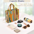 thumbnail image 5 of FORMRS Womens Corduroy Tote Bag Crossbody Shoulder Purse Handbag with Detachable Strap, Retro Abstract Pattern, 5 of 7