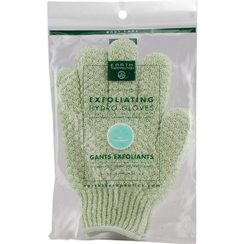Earth Therapeutics Exfoliating Hydro Gloves, Jade 1 Pair Walmart