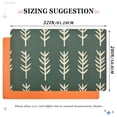 thumbnail image 6 of Yayeee Doormat for Indoor Entrance 32" x 20" Non Slippery Floor Rug, Dark Green Leaves, 6 of 8