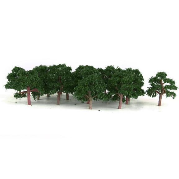 25 Pcs Artificial Trees Model Toy Ornaments Landscape Scale: 1: 300