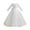 White, variant on Huowey 2025 New Children's Dress Middle and Big Children's Lace Wedding Dress Long Mesh Tutu Skirt Princess Dress