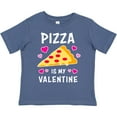 thumbnail image 3 of Inktastic Pizza is My Valentine with Hearts Boys or Girls Toddler T-Shirt, 3 of 5