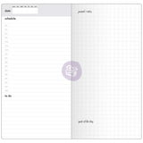 Prima Traveler's Journal Refill Notebook 32/Sheets-Daily W/White Paper ...