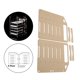 thumbnail image 4 of Caja organizadora con soporte transparente de 3,5 pulgadas, accesorios para HDD y SSD 6 piso, 4 of 9