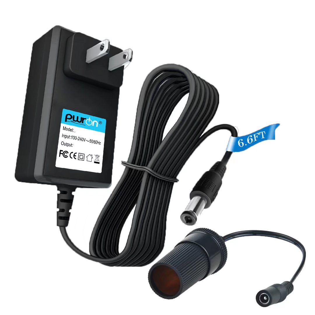 PwrON Compatible AC / DC Adapter Replacement for Roadpro 12-Volt 100% Polar  Fleece Heated Travel Blanket 12 Volts Electric 12V Home to Car Lighter Plug  Socket Power Supply Cord - Walmart.com