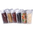 thumbnail image 2 of 100 PACK 4 x 6 Inch Zipper Mylar Bags Stand Up Mylar Zip Lock Bags Clear  Bag   Storage  Foil Pouch Bag for Multipurpose with Gusset Bottom(5.5mil Thickness), 2 of 6