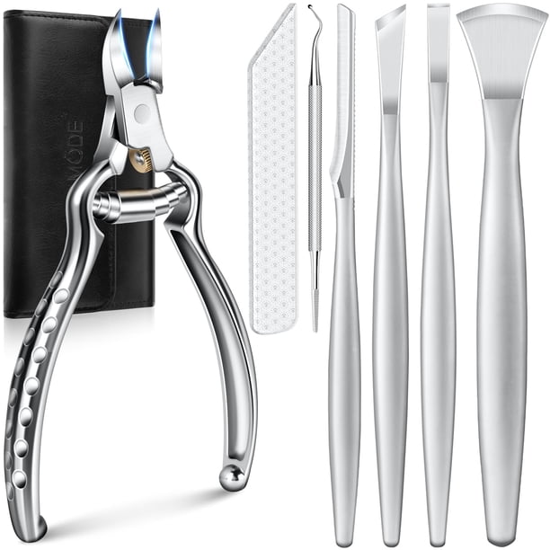 Set de pedicura DRMODE 7 piezas con cortaúñas y cuchillos de pedicura