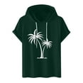 thumbnail image 1 of Camiseta Deportiva de Manga Corta de la Blusa de los Hombres Casual de la Moda Sólida con Capucha, Top Casual para Al Aire Libre, 1 of 7