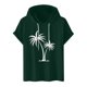 thumbnail image 1 of Camiseta Deportiva de Manga Corta de la Blusa de los Hombres Casual de la Moda Sólida con Capucha, Top Casual para Al Aire Libre, 1 of 7
