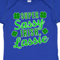 thumbnail image 4 of Inktastic Super Sassy Irish Lassy with Green 4 Leaf Clovers Boys or Girls Baby Bodysuit, 4 of 5