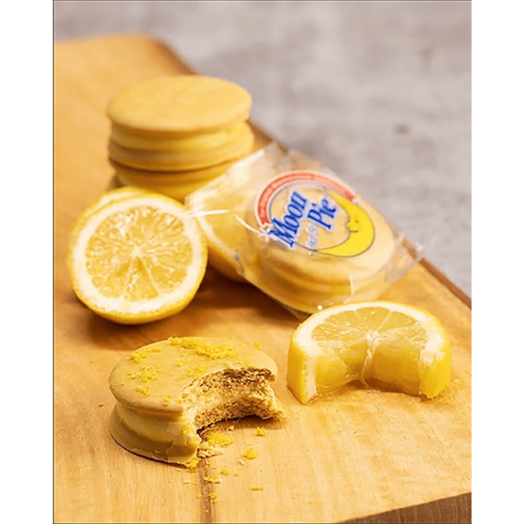 (6 pack) MoonPie Mini Marshmallow Sandwiches Zesty Lemon 12 Count Sweet Snack Treats
