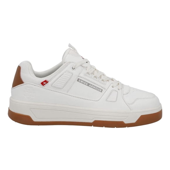 Tenis Swiss Armour Caballero Casual Urbano Clasicos Blanco