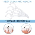 thumbnail image 3 of Floss Picks SUMERX, 600 unidades, palillos de hilo dental, paquete de 50, 3 of 6