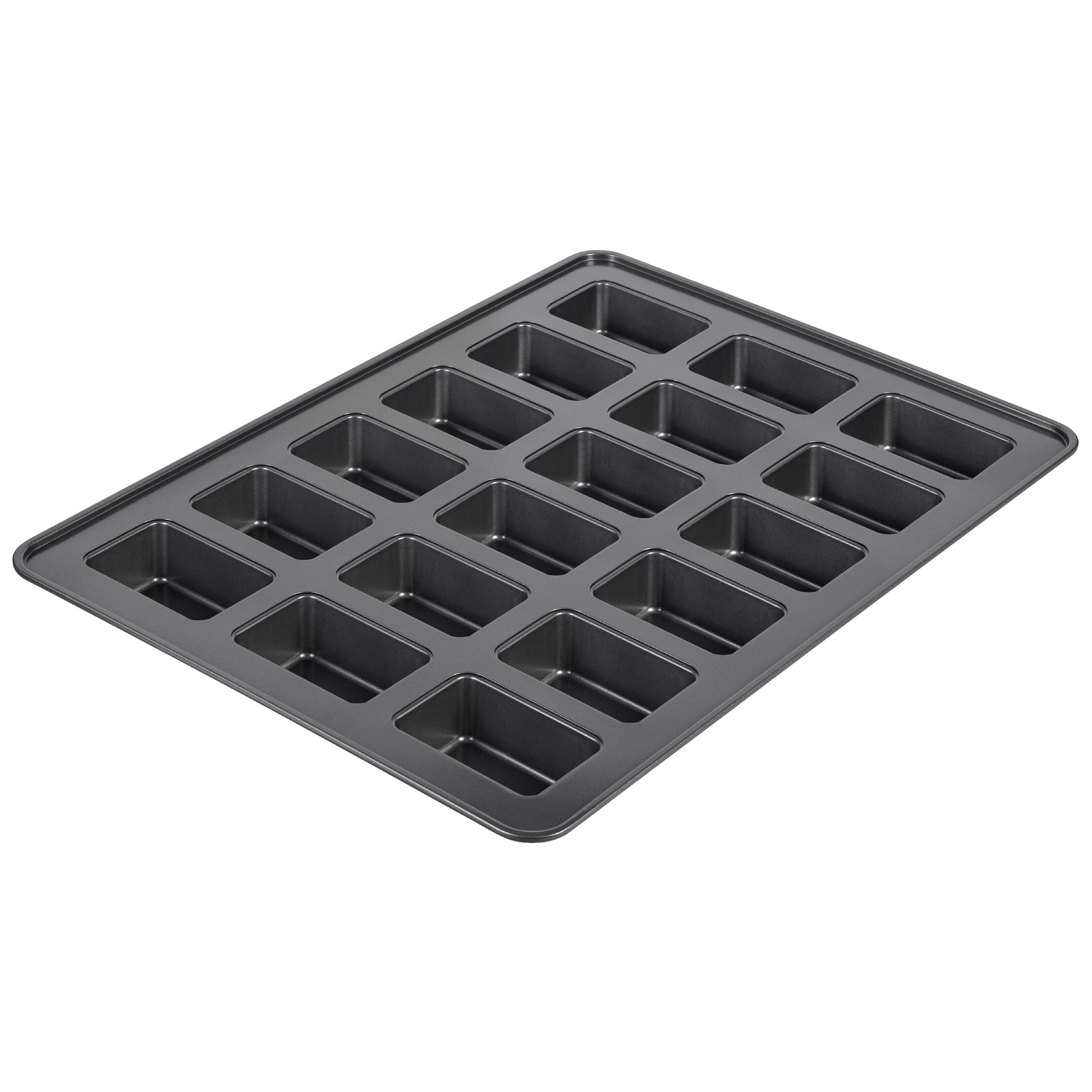 Wilton Perfect Results Premium Non-Stick Mini Loaf Pan, 18-Cavity