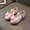 Pink, variant on Liyamei Fashion Summer Children Sandals Girls Casual Shoes Flat Bottom Lightweight Solid Color Bow Minimalist Style Sandals For Girls Size Gold 2-2.5 Years