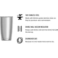 thumbnail image 6 of 20oz Nurse Gifts for Women, Men, Nurse Practitioner Gifts, Nurse Appreciation Gifts Nurse Nutrition Facts Tumbler Cup with Lid, Double Wall Vacuum Insulated Travel Coffee Mug, 6 of 6