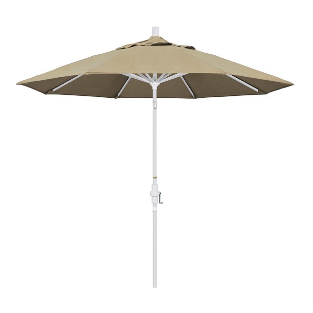 California Umbrella Parasol de Patio de 9 Pieds en Beige Chiné