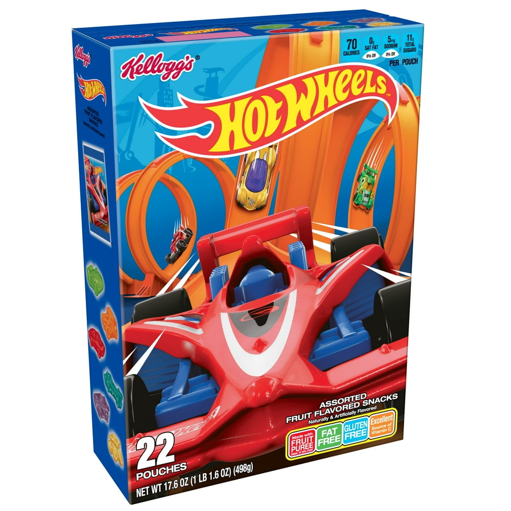 Kellogg's Hot Wheels Fruit Snacks, 22 ct, 0.8 oz