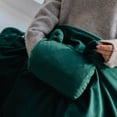 thumbnail image 1 of USB Electric Heated Blanket Cozy Soft Fleece Fast Heating Blanket for Sofa Bed Travel green, 1 of 4