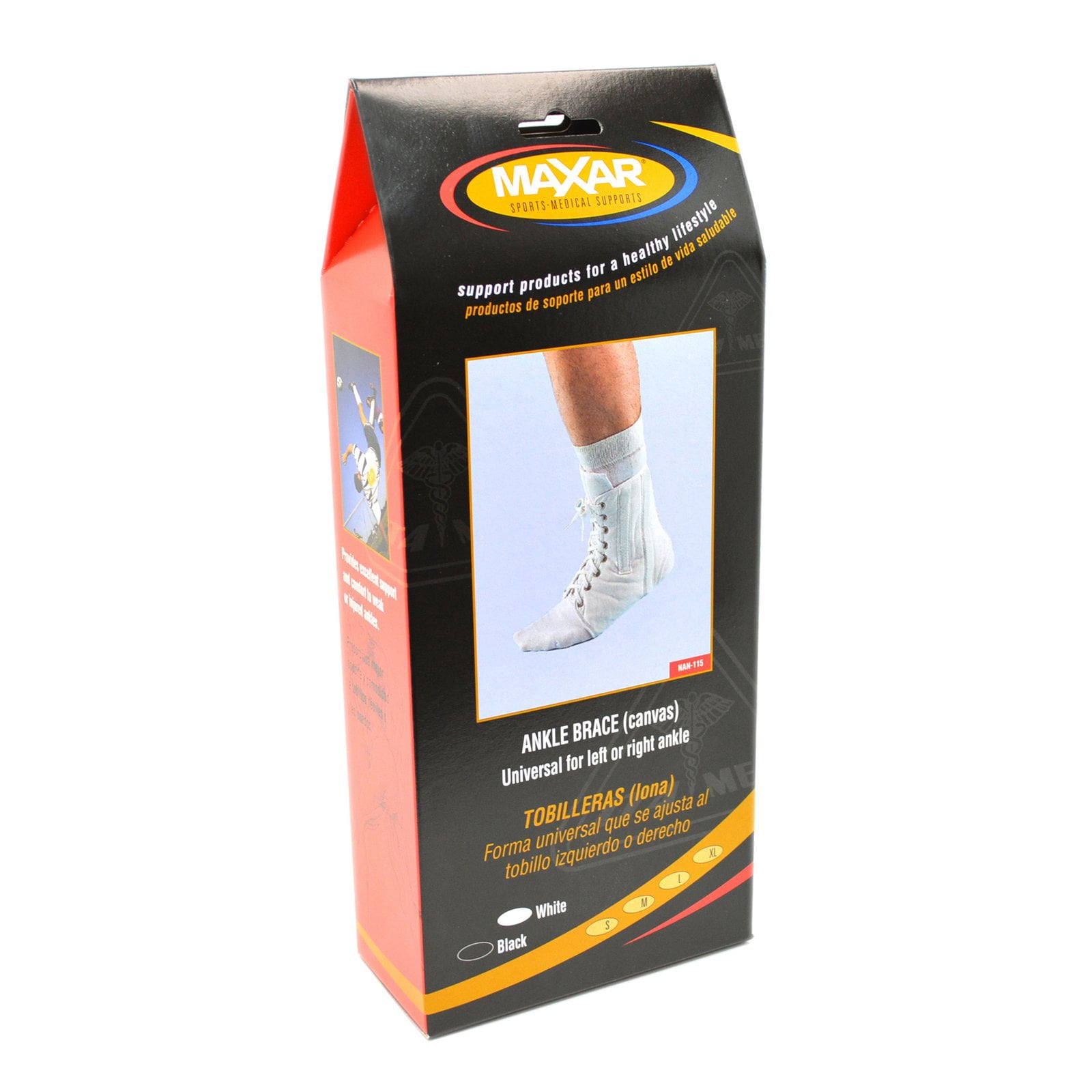 MAXAR Canvas Ankle Brace with Laces