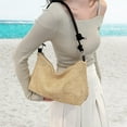 thumbnail image 3 of Beach Tote Bags for Women, Summer Slouchy Hobo Shoulder Crossbody Bag Womens Boho Purses and Handbags, 3 of 6