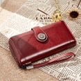 thumbnail image 3 of BOSTANTEN Womens Wallet Genuine Leather Large Capacity Wristlet Clutch Purse Credit Card Holder with RFID Blocking, 3 of 14