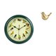 thumbnail image 1 of Reloj de pared decorativo con forma de pájaro cantor, con figura de pájaro, estatua de animal y sonido de pájaro musical, funciona con pilas, cristal, 1 of 8