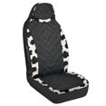 thumbnail image 2 of Uourmeti Car Front Seat Covers with Cow Print Pattern, 2 Piece Polyester Fabric Set, Washable Removable Covers for Auto SUV and Van, 2 of 12