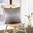 thumbnail image 5 of LALILO Throw Pillow Covers Halftone Mesh Black And White With Lace Cushion Cover 18" x 18", 2 Pack, 5 of 6