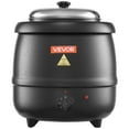 thumbnail image 5 of VEVOR Electric Soup Warmer, 10QT Commercial Soup Kettle with 304 Stainless Steel Detachable Insert Pot, 95~176°F Adjustable Temperature, Soup Station for Restaurant and Big Family, Black, 5 of 9