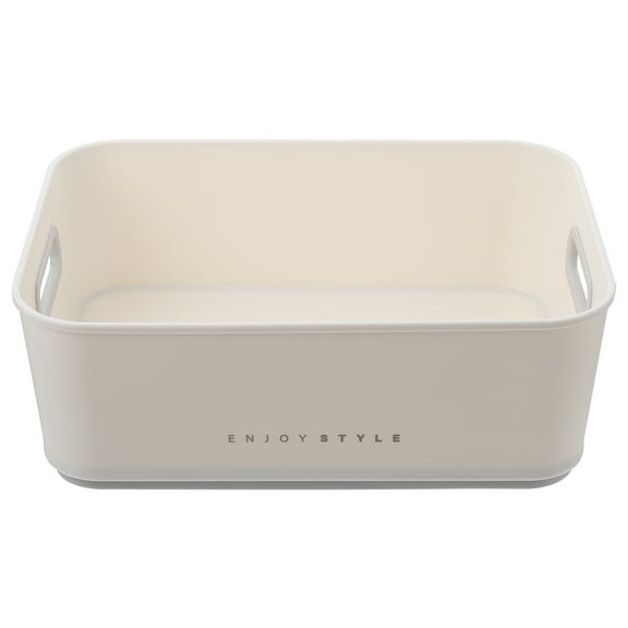 Masteelf  Sundries Organizer Toiletry Basket Makeup Organizers Office White