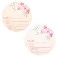 thumbnail image 1 of 2pcs Baby Name Announcement Sign Wooden Name Sign Newborn Name Sign for Hospital, 1 of 7