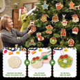 thumbnail image 3 of Adornos navideños de madera Golibra, 60 unidades, bricolaje, manualidades, 3 of 6