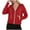 Womens Clothing Red, variant on Womens Cropped Hooded Sweatshirts, Zip Up Hoodies for Women Fall Fashion Loose Fit Solid Color Long Sleeve Pullover with Pockets