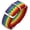 A-1pcs, variant on Handmade LGBTQ Pride Bracelets Nylon Adjustable Rainbow Wristbands for Bisexual Lesbian Gay Parade and Daily Wear