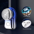 thumbnail image 3 of Pequeña maquinilla de afeitar eléctrica para hombres, mini afeitadora eléctrica recargable fácil, 3 of 5