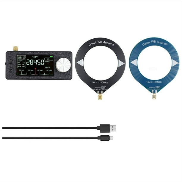 Radio Portátil SI4732 de 10 KHz A 180 MHz, Miniradio de Bolsillo LSB, USB, AM, FM, Receptor de Radio Multibanda con Antena.