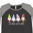 thumbnail image 4 of Inktastic Christmas Hangin with My Gnomies Women's Plus Size T-Shirt, 4 of 5
