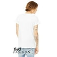 thumbnail image 2 of Bella + Canvas Fast Fashion Unisex Jersey Rolled Cuff T-Shirt XL WHITE, 2 of 3