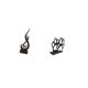 thumbnail image 5 of Estatua Abstracta De Fuego, Adorno De Escritorio, Recuerdo Artesanal, Figura De Llama De Resina, Escultura De Arte Moderno Para Vitrina, Sala De Estar, Interior. Soporte De Servilletas De, 5 of 8