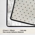 thumbnail image 2 of Modern Abstract Kitchen Mat 31"x20" Non Slip Soft Plush Low Profile Kitchen Rug, Textured Sink Mat for Laundry Room Bedroom Office, 2 of 6